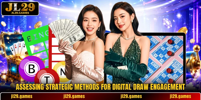 Assessing strategic methods for digital draw engagement