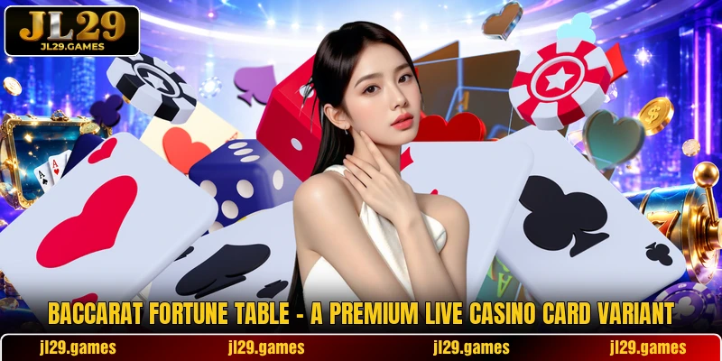 Baccarat Fortune Table - A Premium Live Casino Card Variant