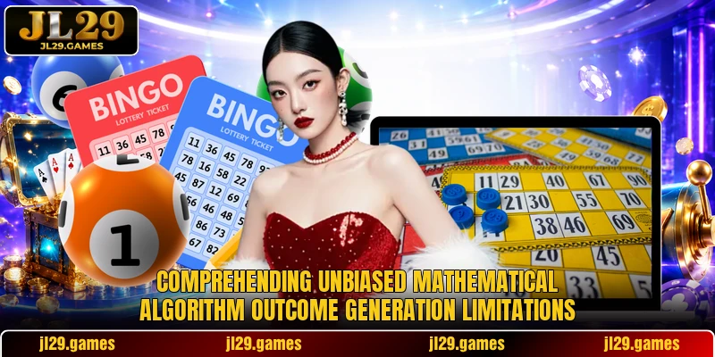 Comprehending unbiased mathematical algorithm outcome generation limitations