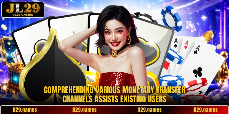 Comprehending various monetary transfer channels assists existing users