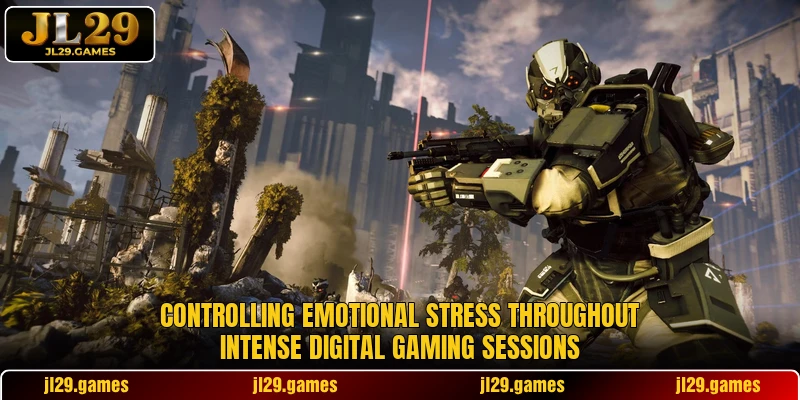 Controlling emotional stress throughout intense digital gaming sessions