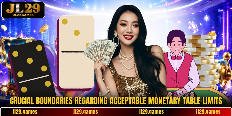 Crucial boundaries regarding acceptable monetary table limits