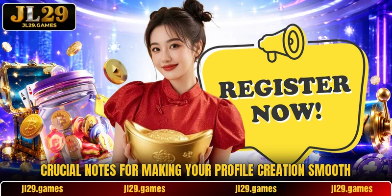 Crucial notes for making your profile creation smooth
