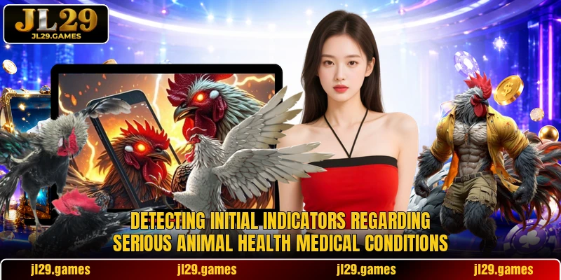 Detecting initial indicators regarding serious animal health medical conditions