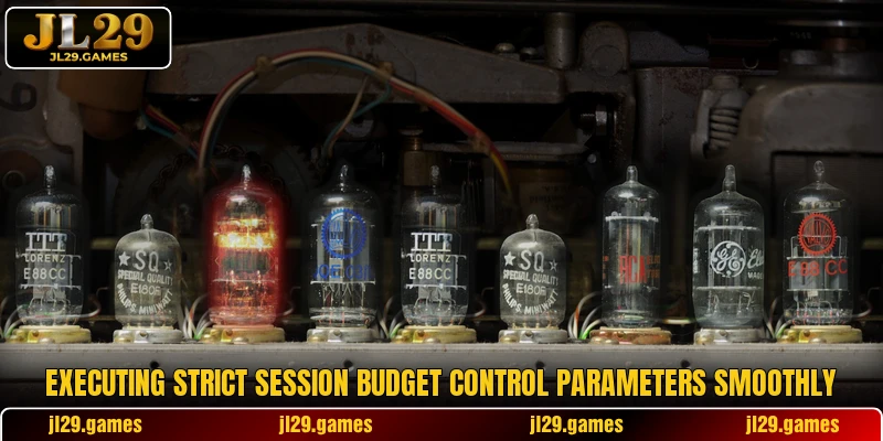 Executing strict session budget control parameters smoothly