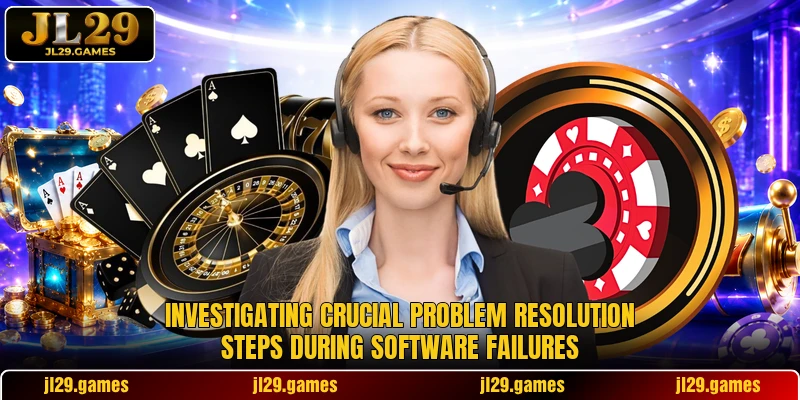 Investigating crucial problem resolution steps during software failures