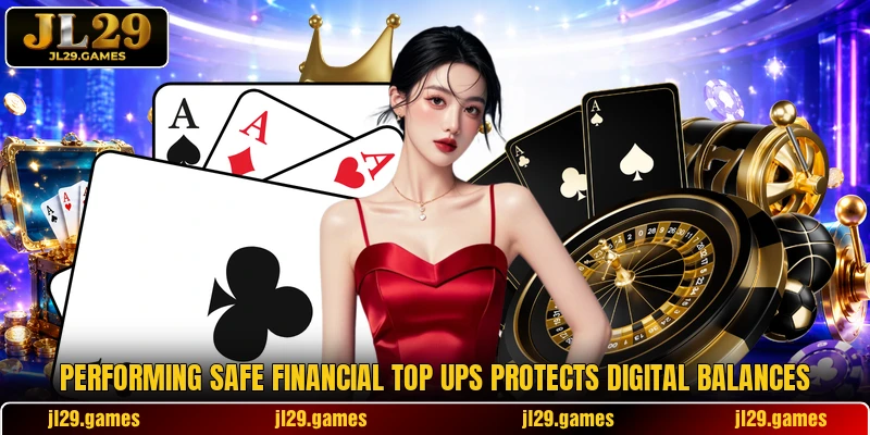 Performing safe financial top ups protects digital balances