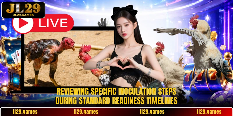 Reviewing specific inoculation steps during standard readiness timelines