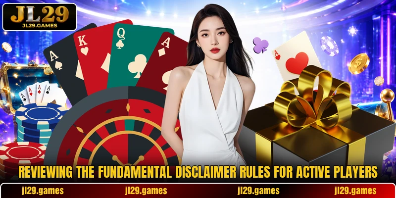 Reviewing the fundamental disclaimer rules for active players